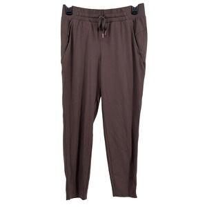 CALIA by Carrie Underwood Brown Joggers‎ Tapered Drawstring Pockets Activewear